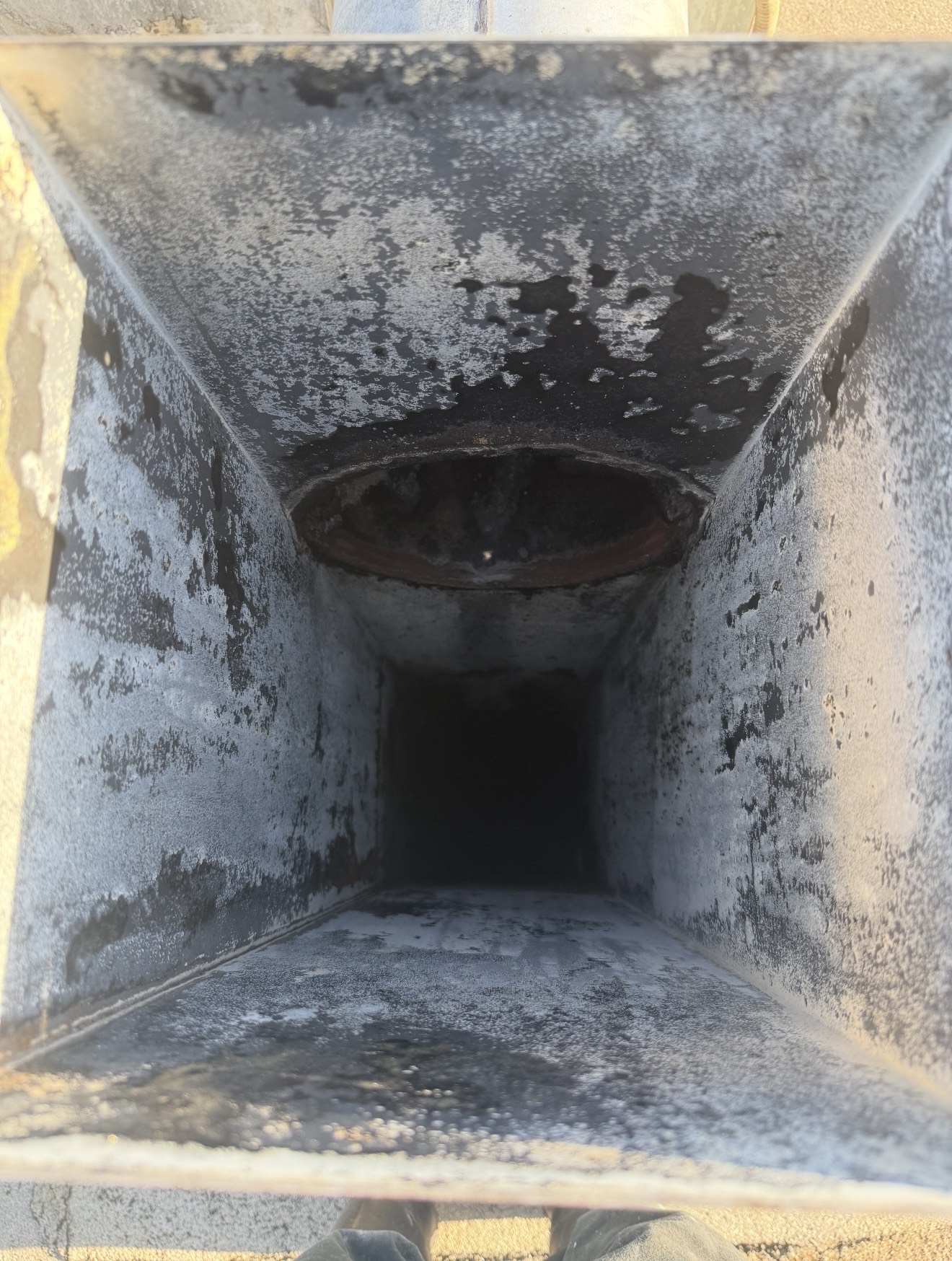 Duct Interior - Before